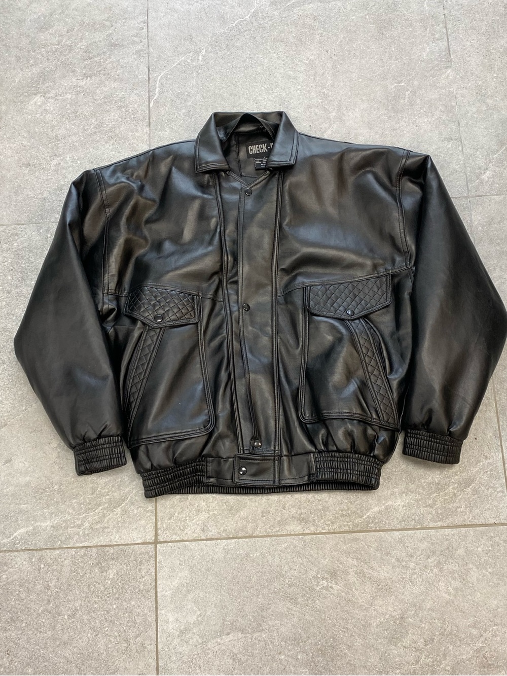 Vintage Faux Leather Jacket